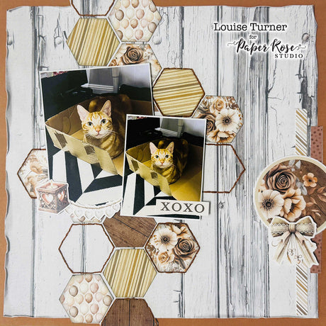 Heart & Home Scrapbook Layout - Louise Turner
