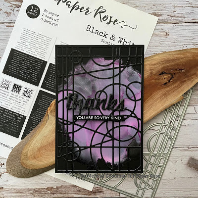 Abstract Stained Glass Frame Card - Melissa Goodman