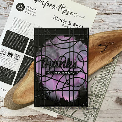 Abstract Stained Glass Frame Card - Melissa Goodman