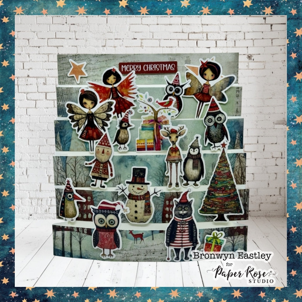 Merry & Bright "Bendy" Cards - Bronwyn Eastley