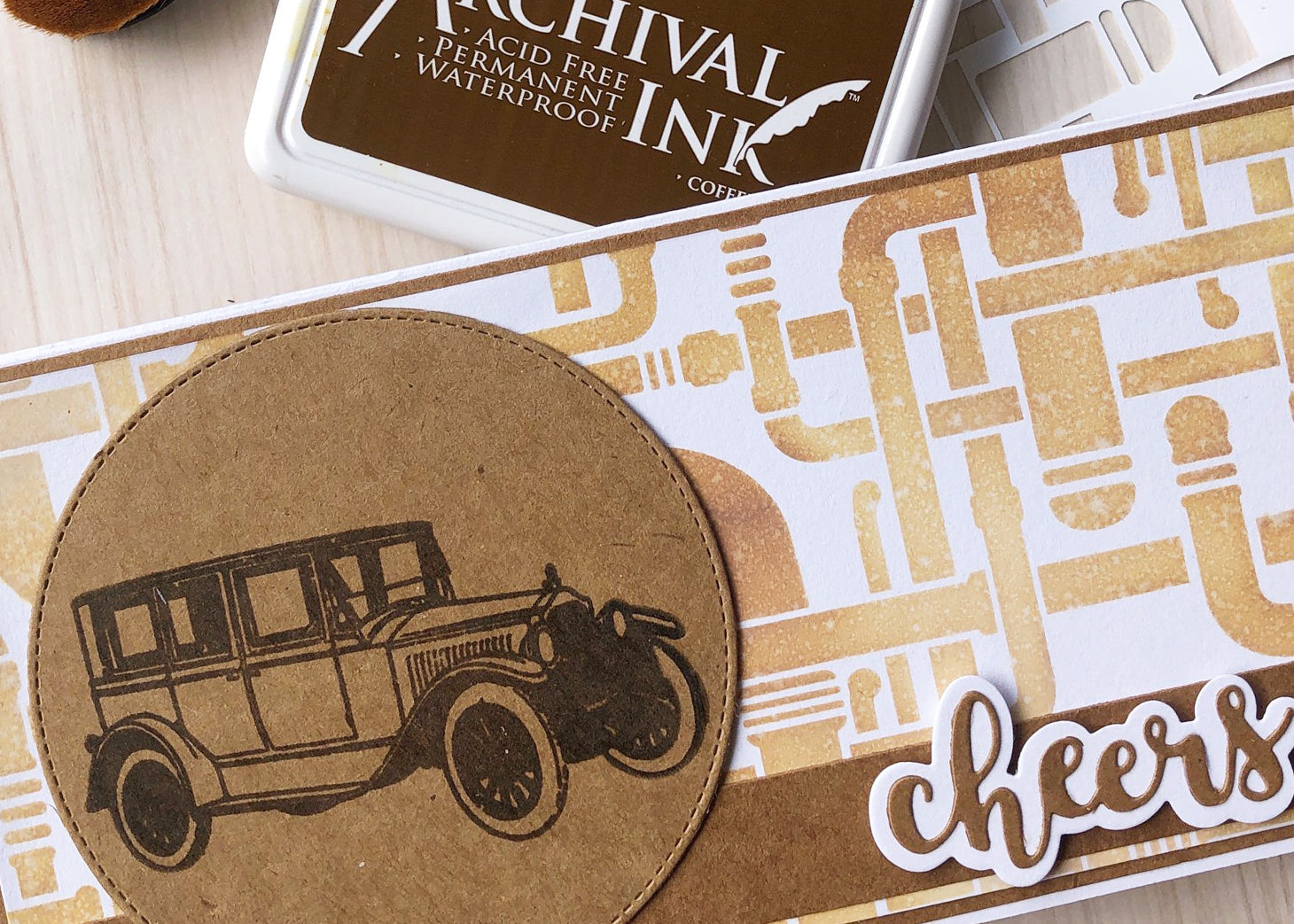 Vintage Car Card - Tanya Heritage
