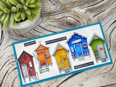 Beach Hut Card - Amanda Herring