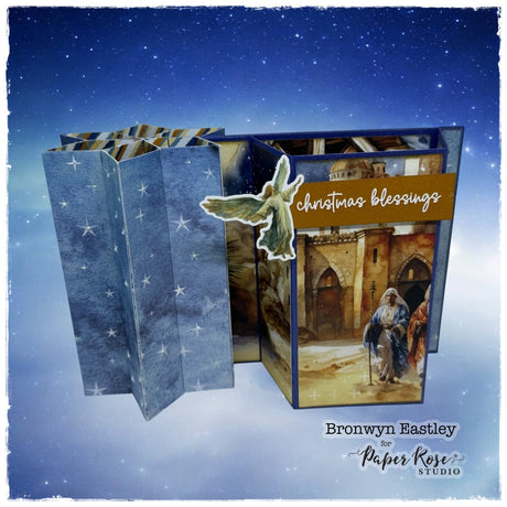 Joy to the World Fun Fold Card - Bronwyn Eastley