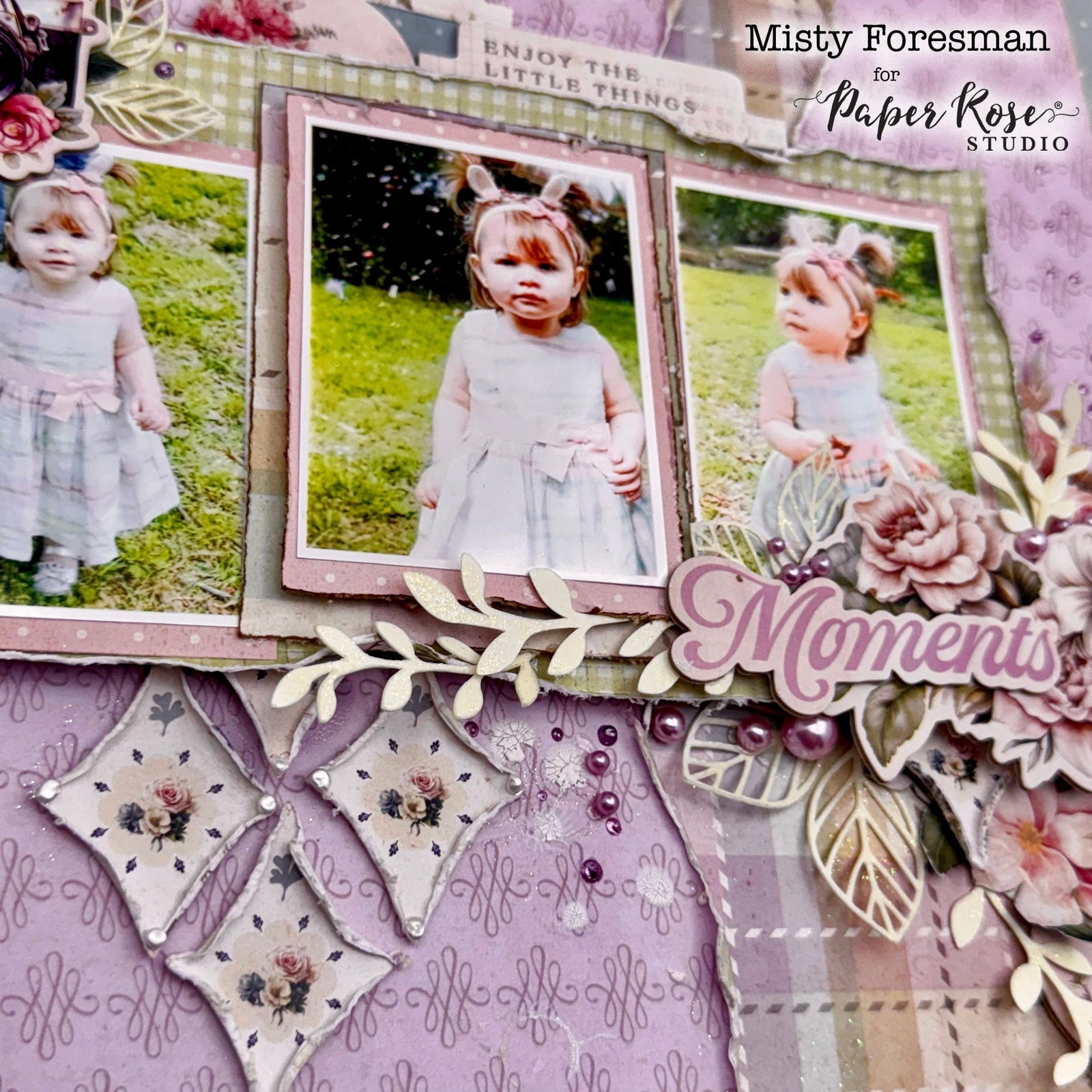 Afternoon in the Park Scrapbook Layout - Misty Foresman