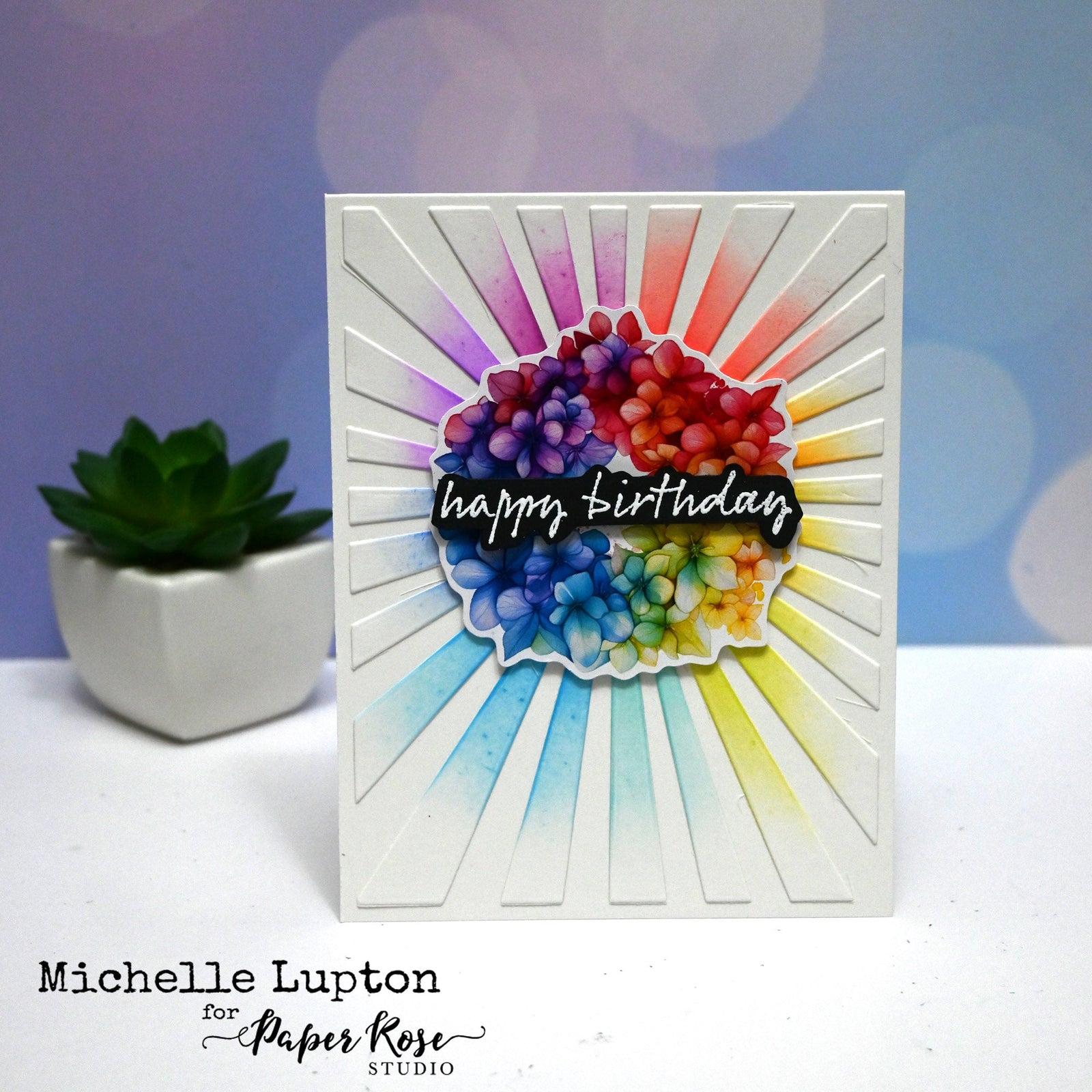 Rainbow Wreath - Michelle Lupton