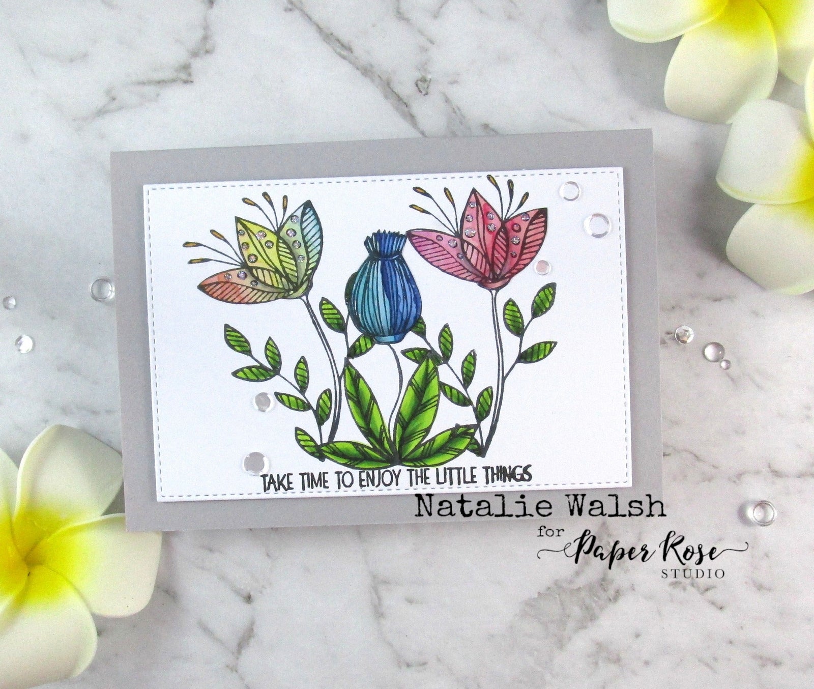 Sketched Flowers - Natalie Walsh