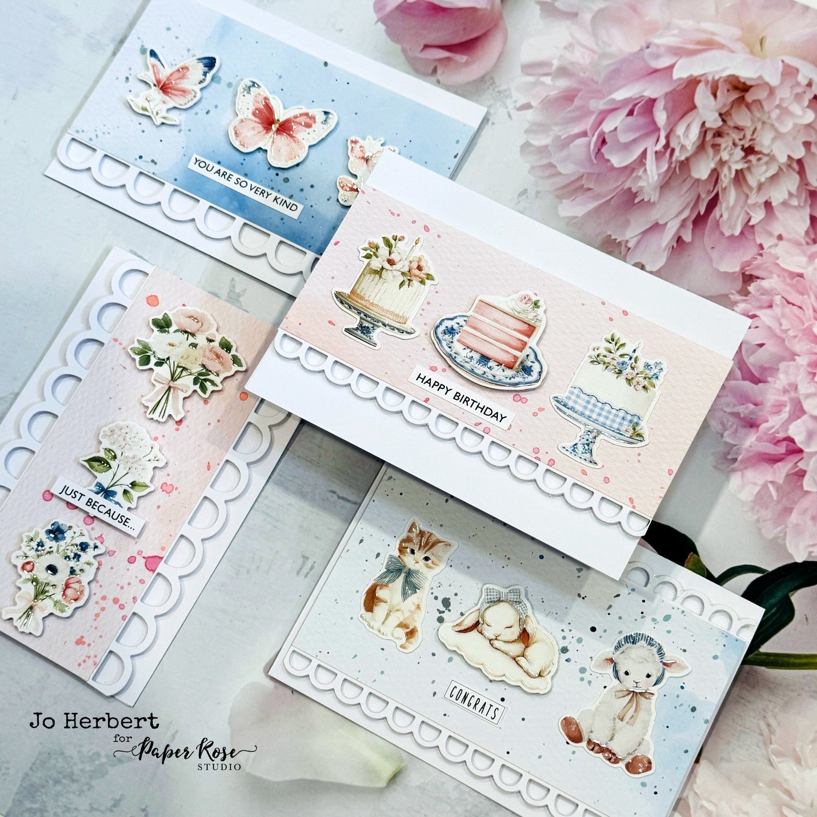 Primrose Garden Cards - Jo Herbert