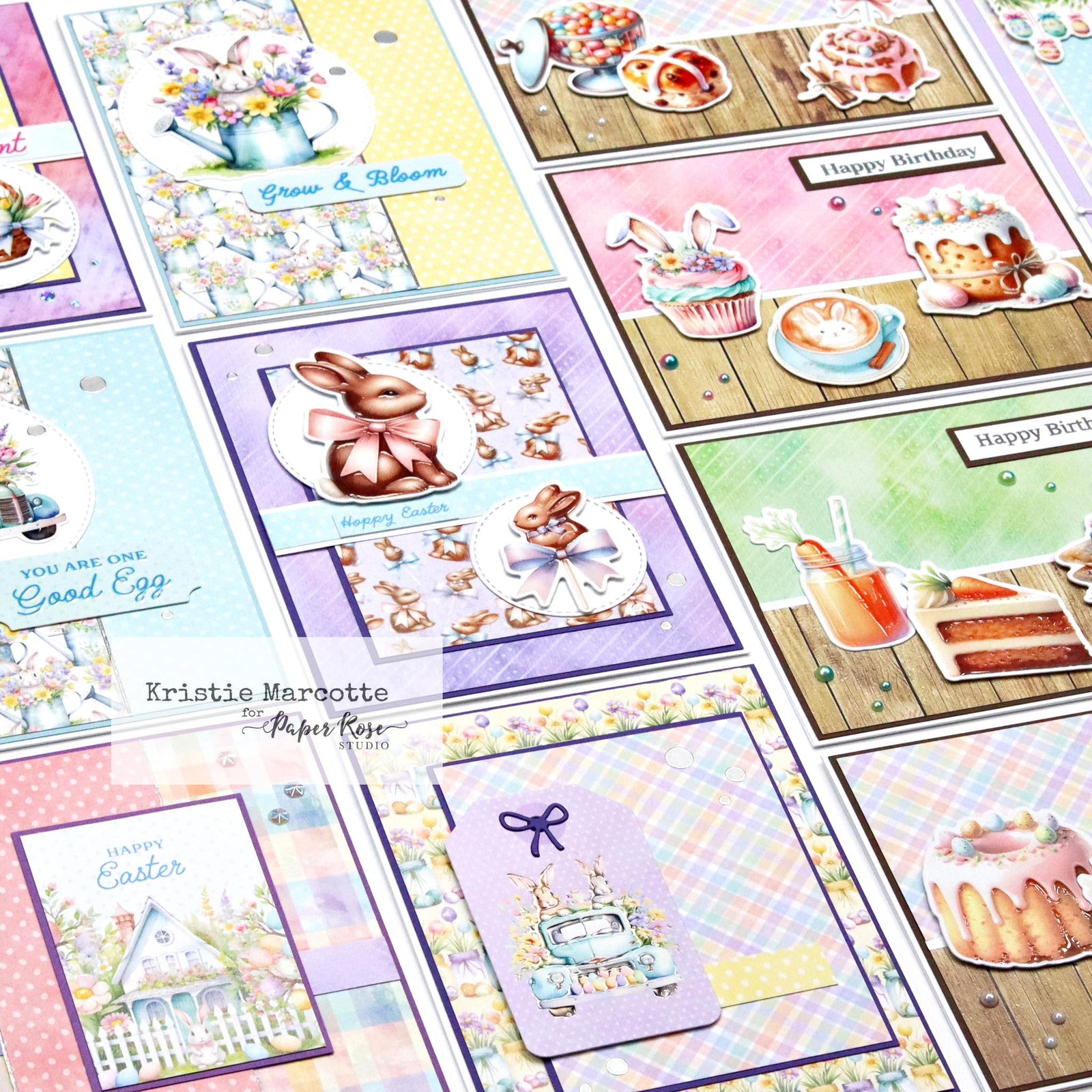 Hop Into Spring Cards - Kristie Marcotte