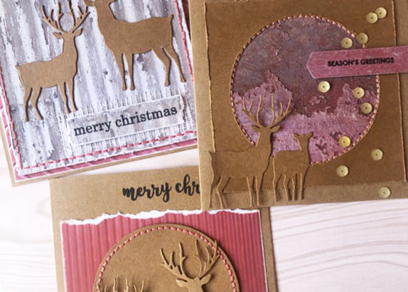 Grunge Christmas Cards - Tanya Heritage