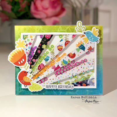 Shaker Card Two Ways - Karen McKibbin
