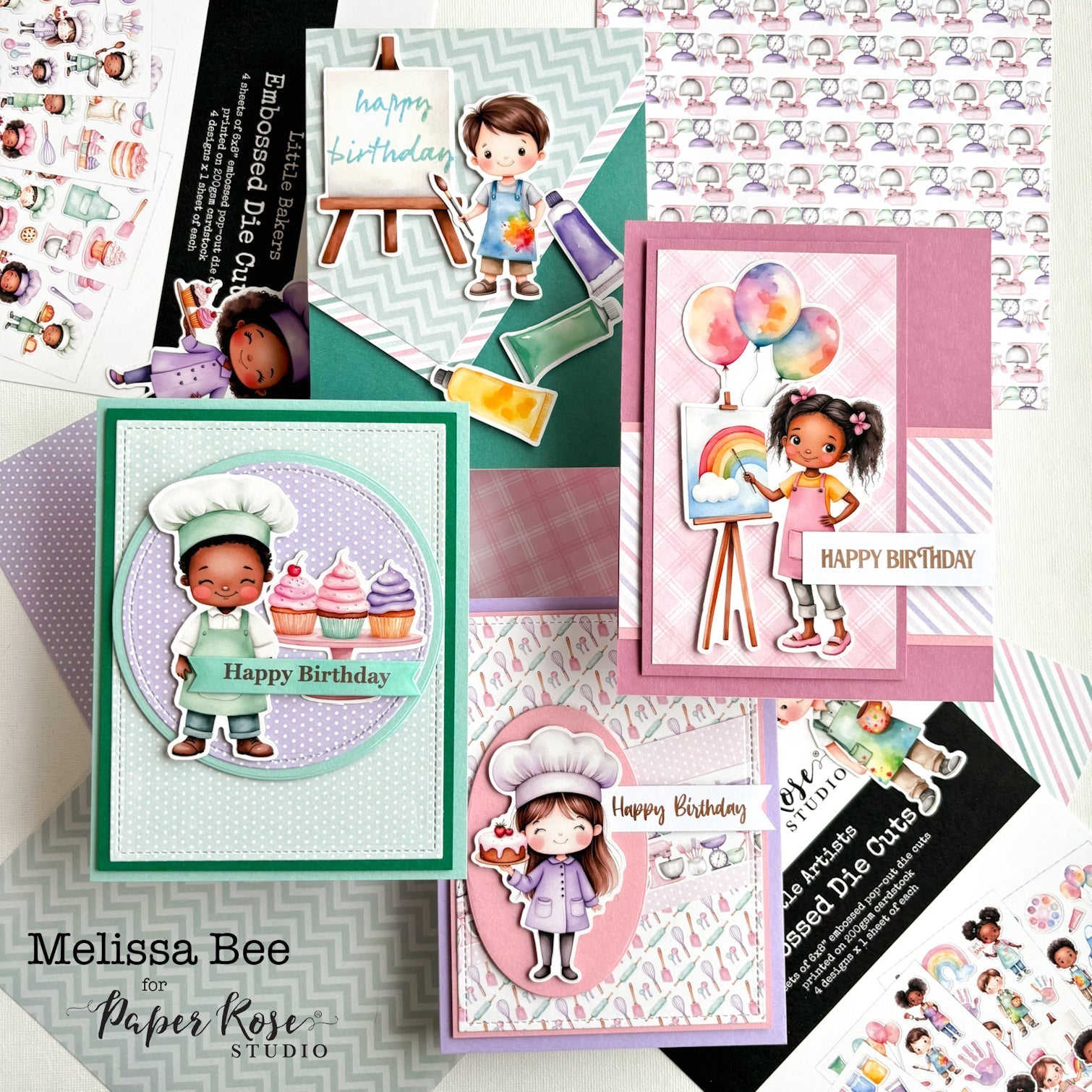 Little Artists & Little Bakers Cards - Melissa Bee