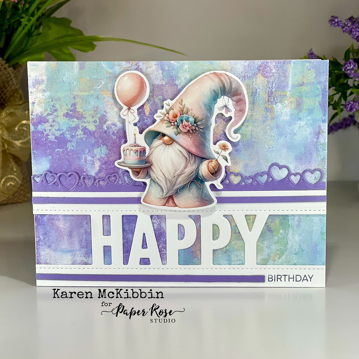 Gnomes/Pastel Patterns Cards – Karen McKibbin