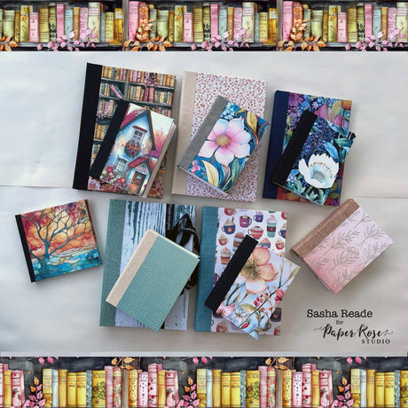Book Binding with Patterned Papers - Sasha Reade