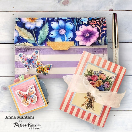 Botanical Blooms Mini Albums & Folio - Anna Mahtani