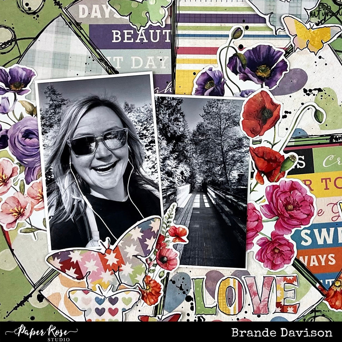 Grow With Love Scrapbook Layout - Brande Davison
