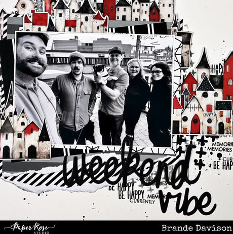 Holiday Fun Scrapbook Layout - Brande Davison