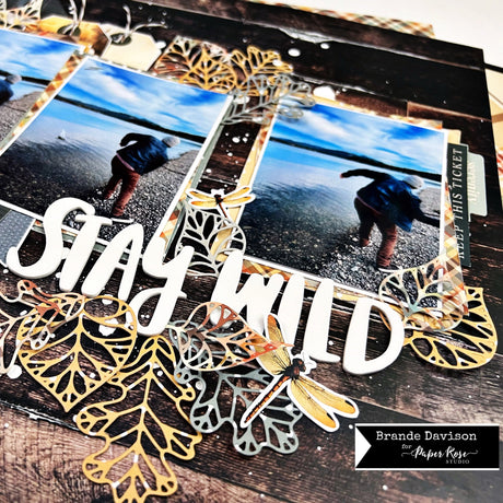 Lakeside Memories Scrapbook Layout - Brande Davison