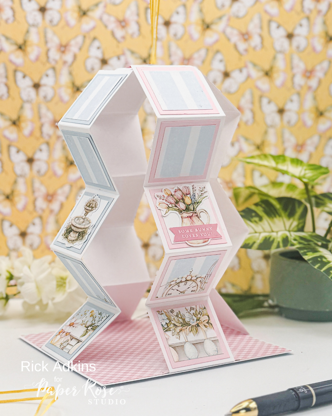 Bunny Hollow Fun Fold Card - Rick Adkins