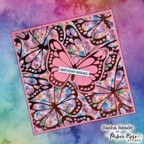 Cardmaking with Glitter & Small Dies - Sasha Reade