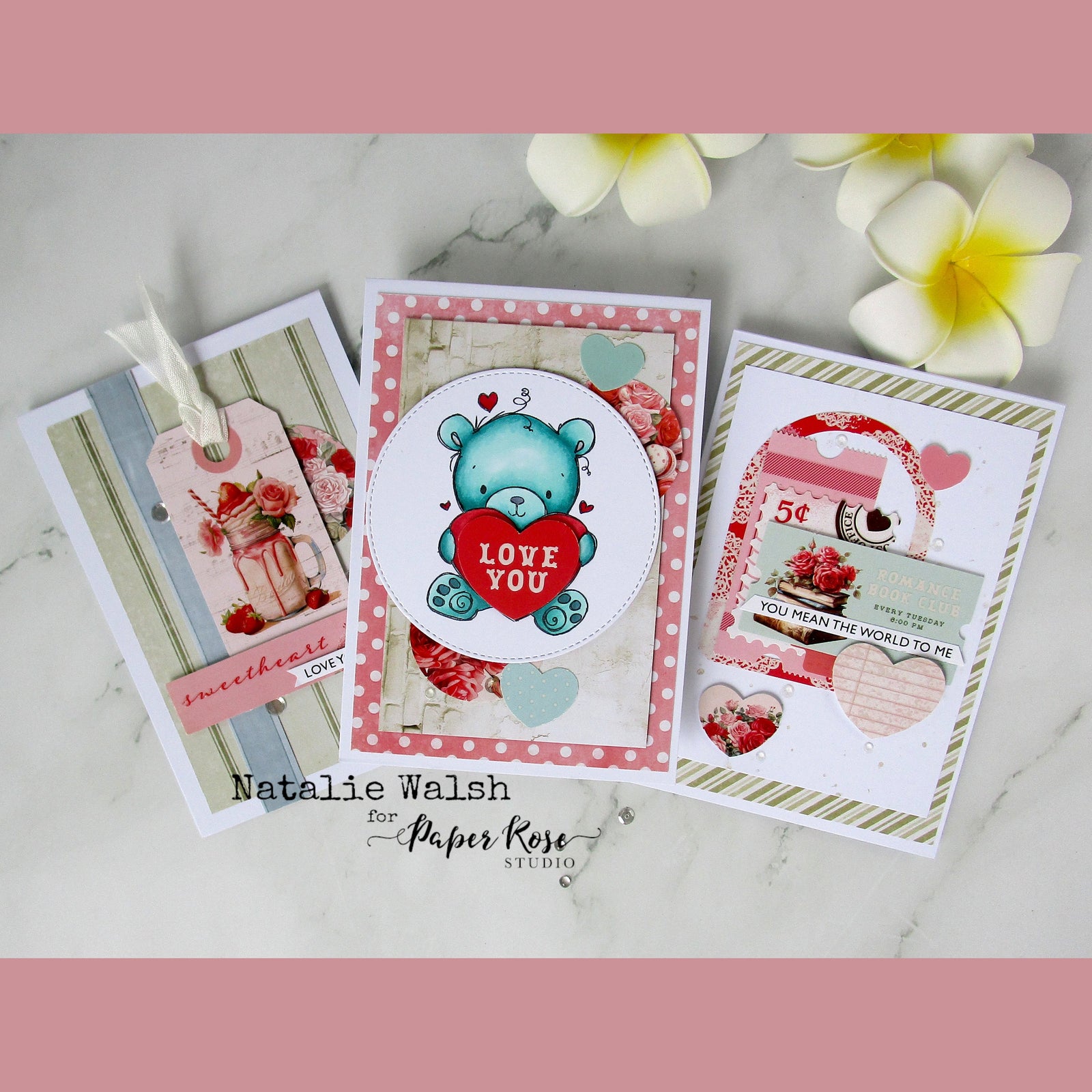 Candy Kisses Love Cards - Natalie Walsh