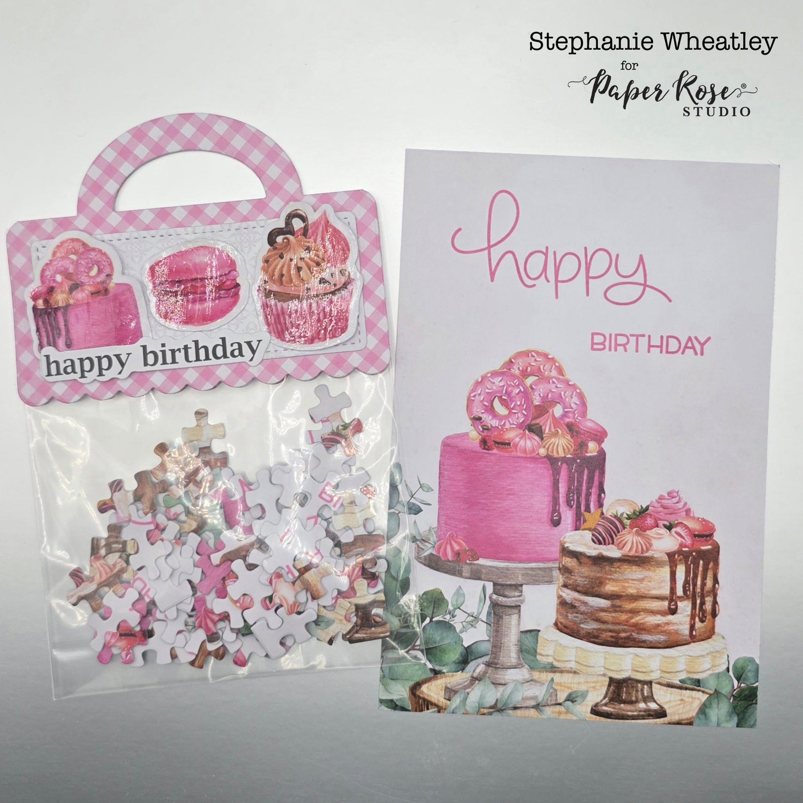 Cake Time Puzzle & Card - Stephanie Wheatley