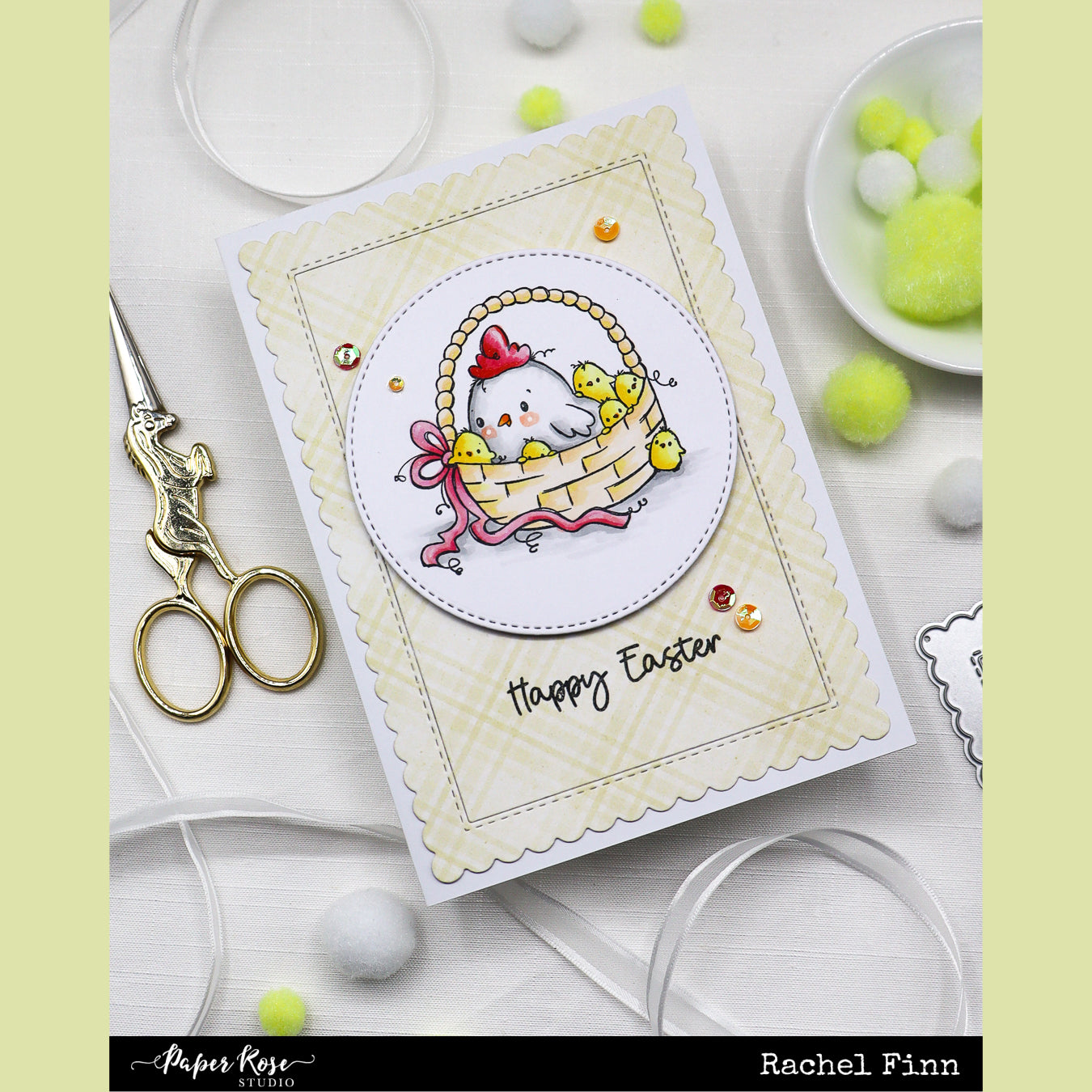 Easter Time Greeting Card - Rachel Finn
