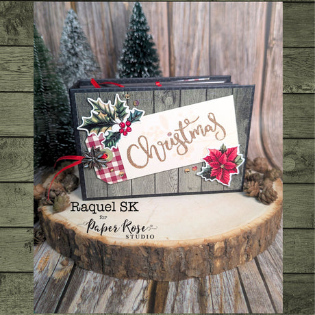 Christmas Holly Mini Album - Rachel SK