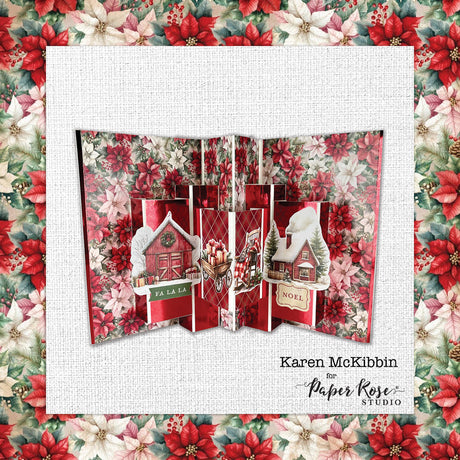 Christmas Tree Farm Fancy Fold Card - Karen McKibbin