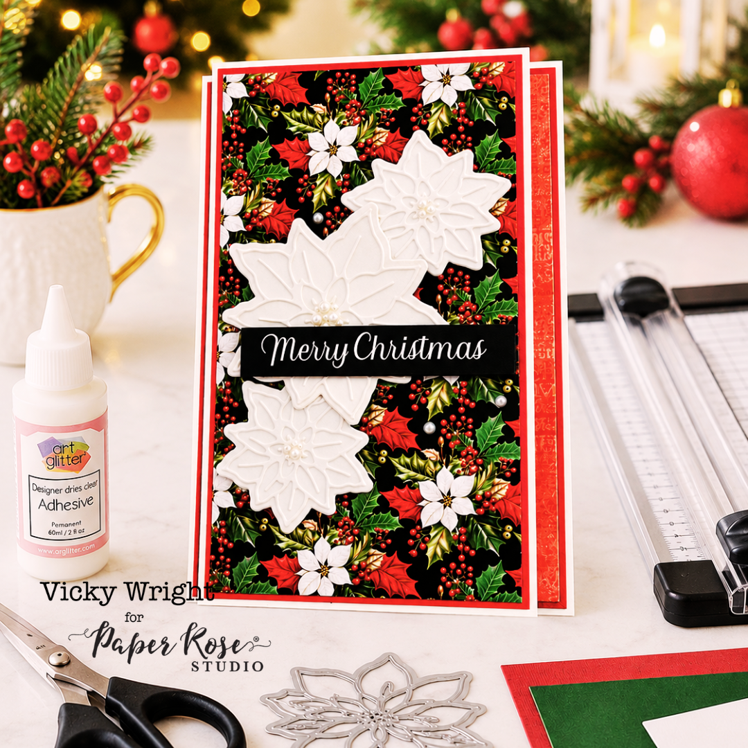 Christmas Wishes Fun Fold Card - Vicky Wright