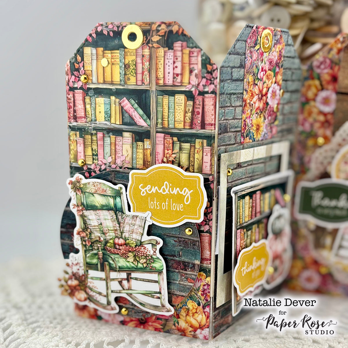 Cozy Fall Accordion Fold Card - Natalie Dever