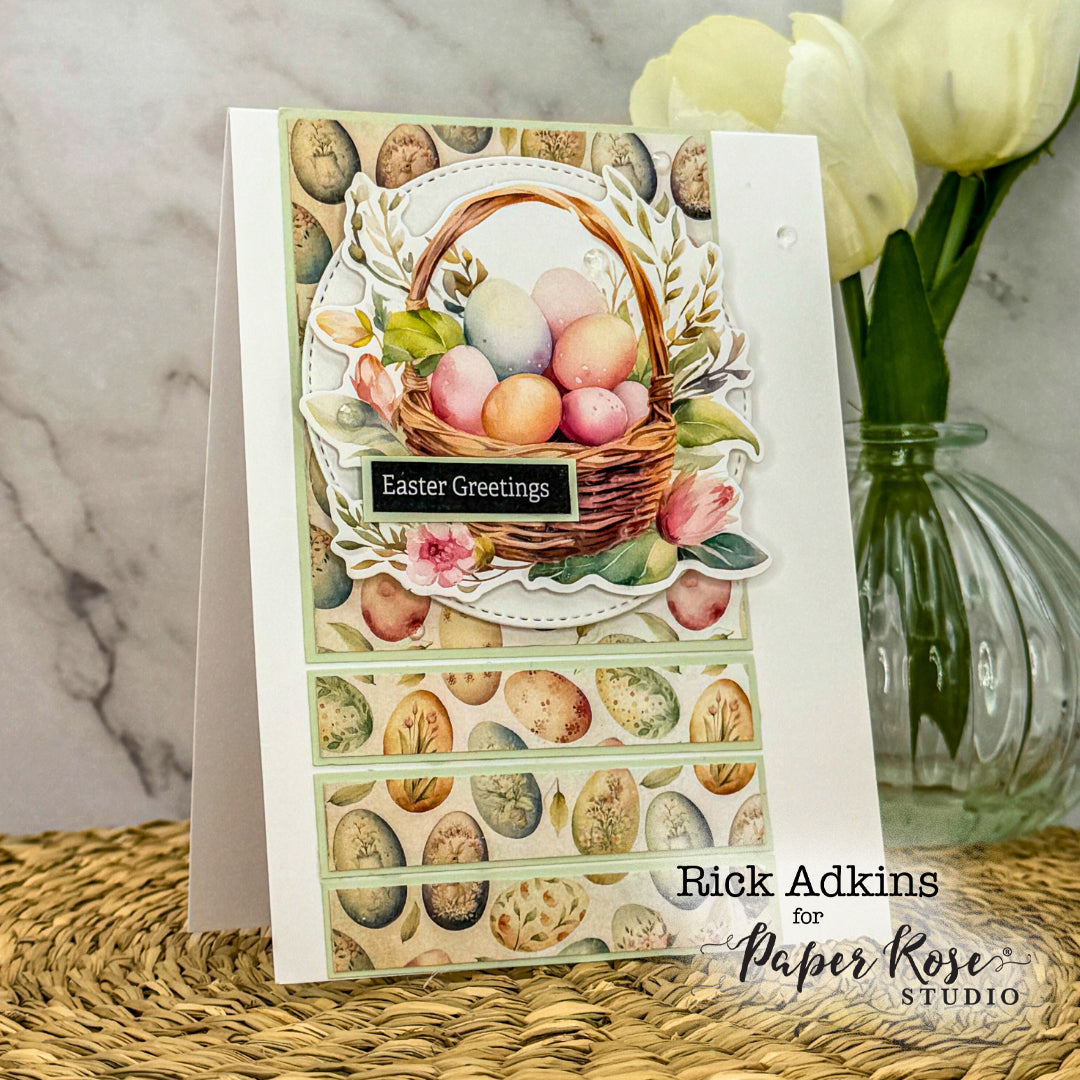 Easter Basket Greeting Card - Rick Adkins