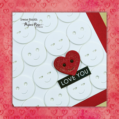 Emoji Metal Cutting Die Card - Irene Smith