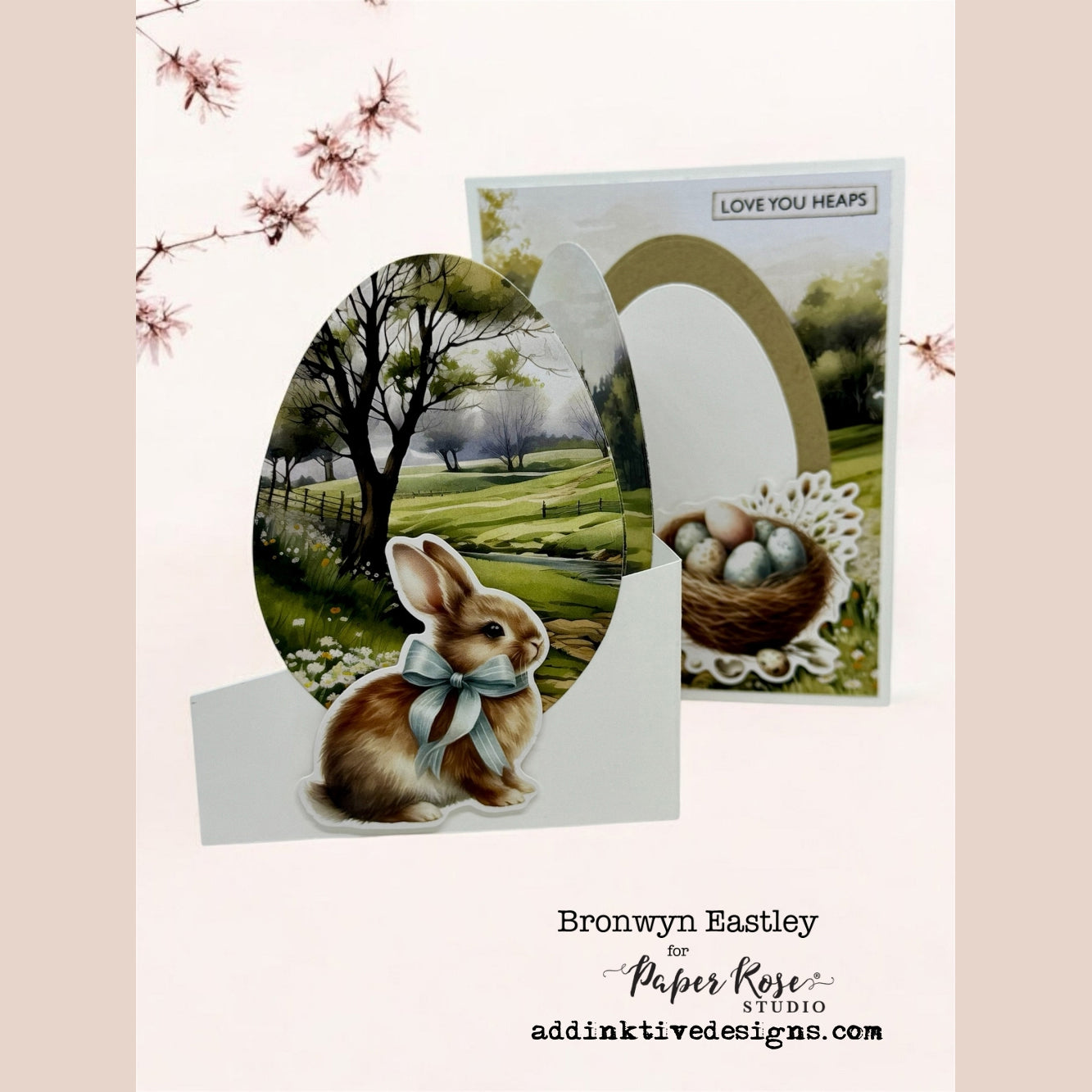 Farmhouse Friends Fancy Fold Card - Bronwyn Eastley