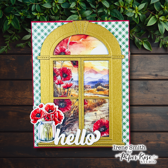 Poppy Garden Card - Irene Smith