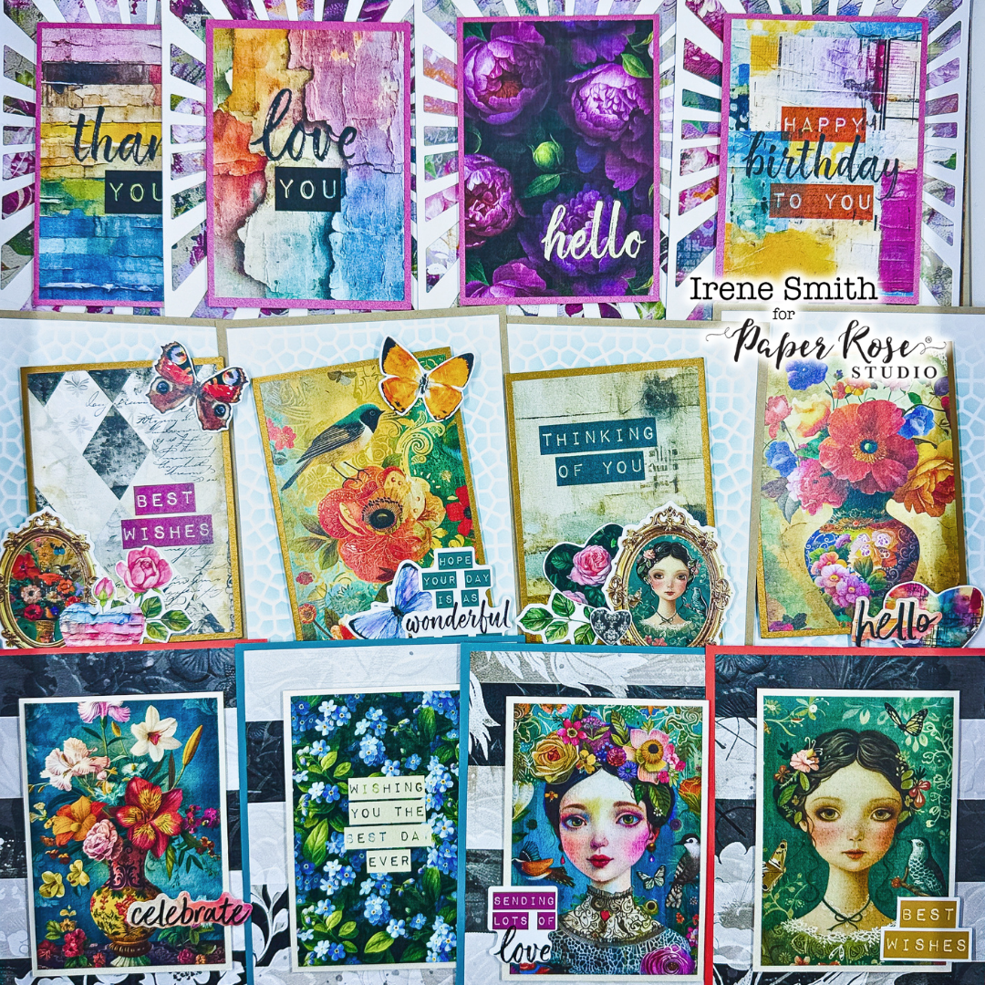 Portraits in Bloom Cards - Irene Smith