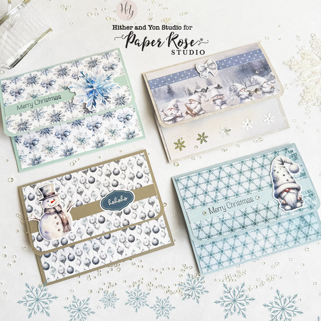White Christmas Gift Card Holders - DJ Baker