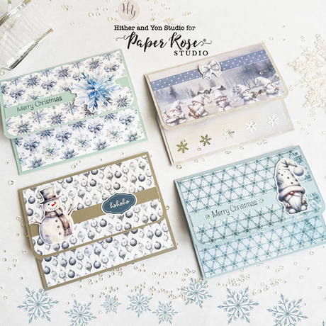 White Christmas Gift Card Holders - DJ Baker