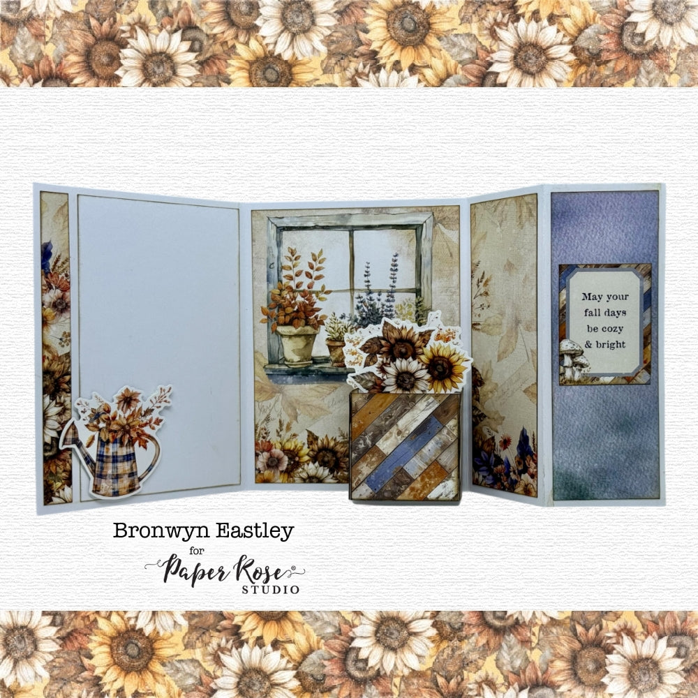 Golden Days Z-Fold Card - Bronwyn Eastley