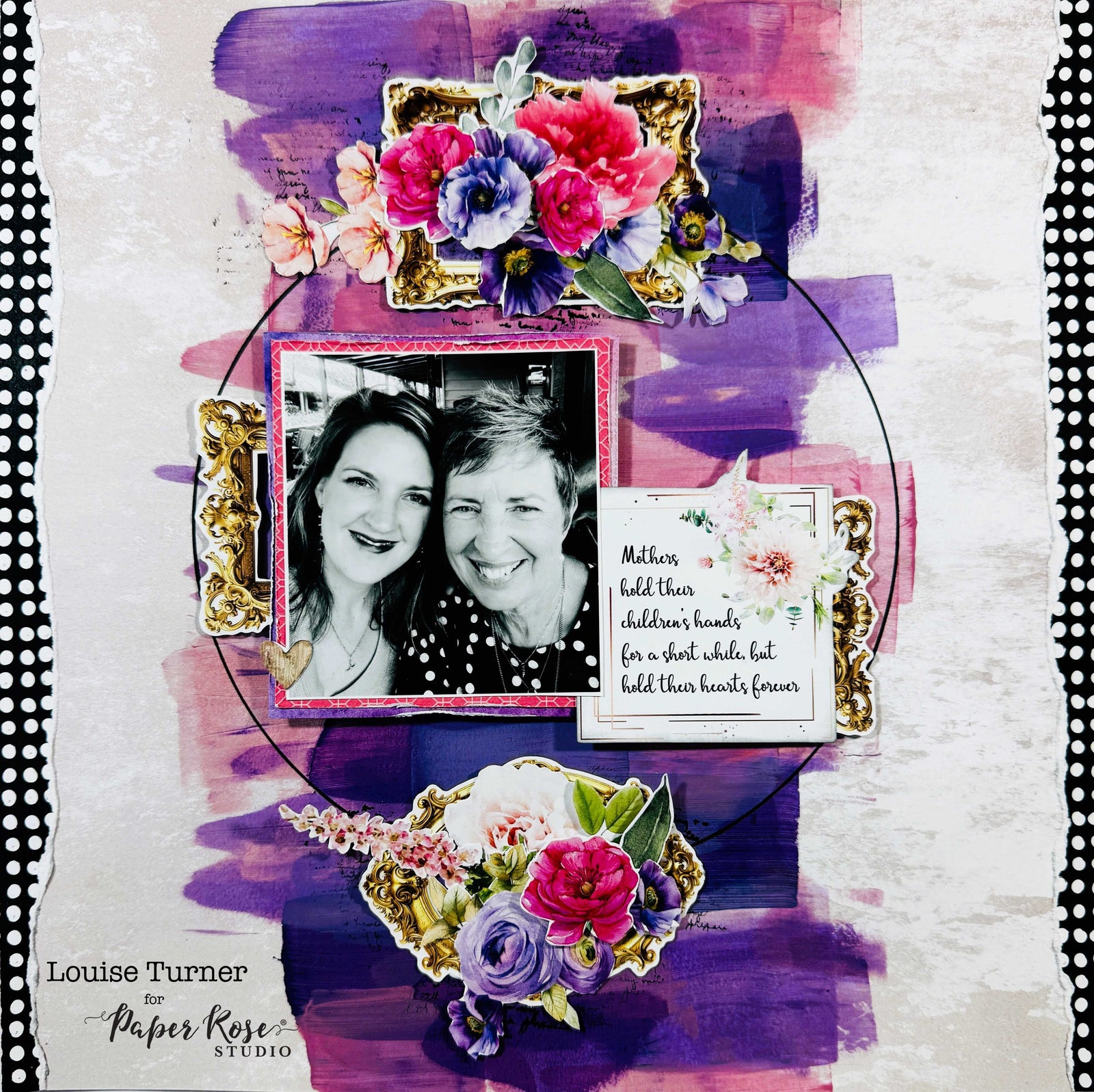 Grow With Love Mother's Scrapbook Layout - Louise Turner
