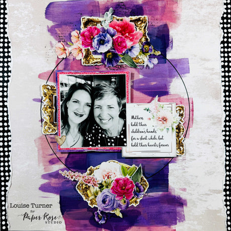Grow With Love Mother's Scrapbook Layout - Louise Turner