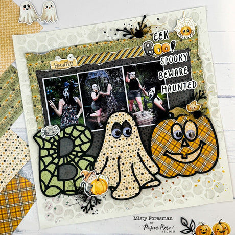 Halloween Harvest Scrapbook Layout - Misty Foresman