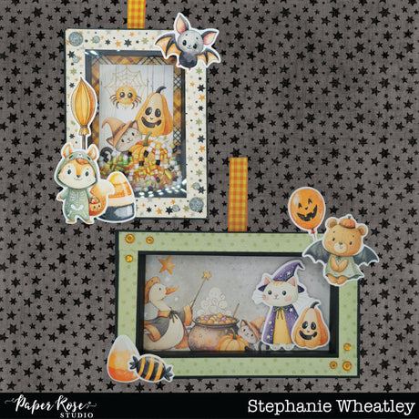 Halloween Harvest Shadow Boxes - Stephanie Wheatley