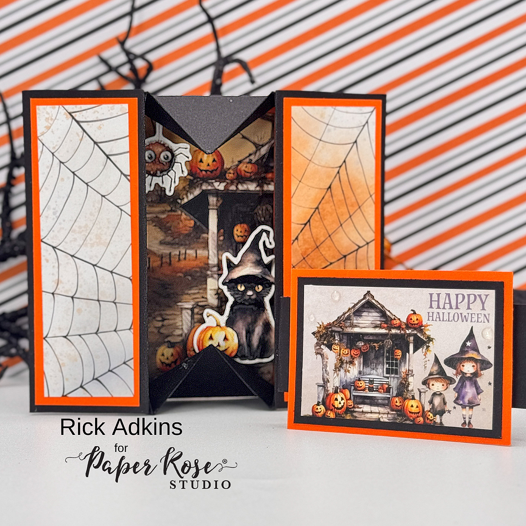 Spooky Halloween Fancy Fold Card – Rick Adkins