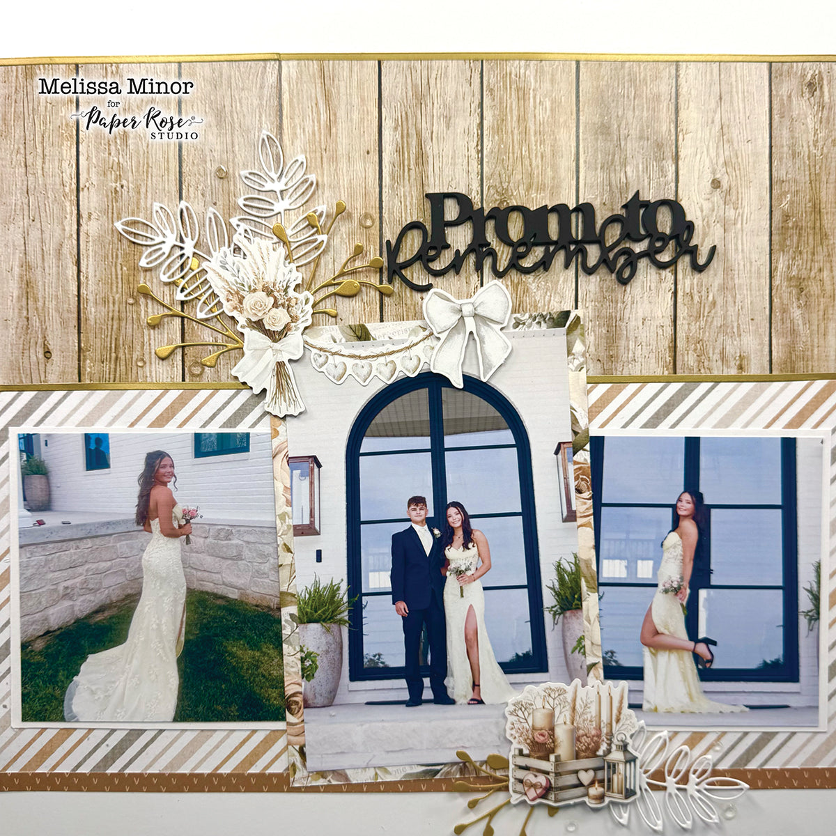 Heart & Home Scrapbook Layout - Melissa Minor