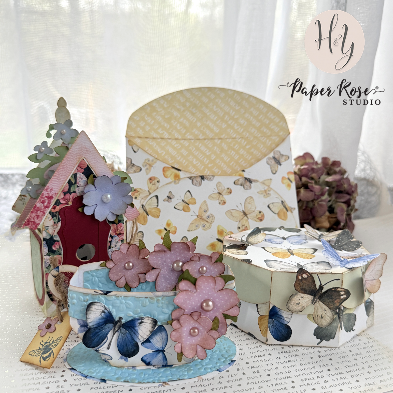 Floral Box Cards & Gift Box - DJ Baker