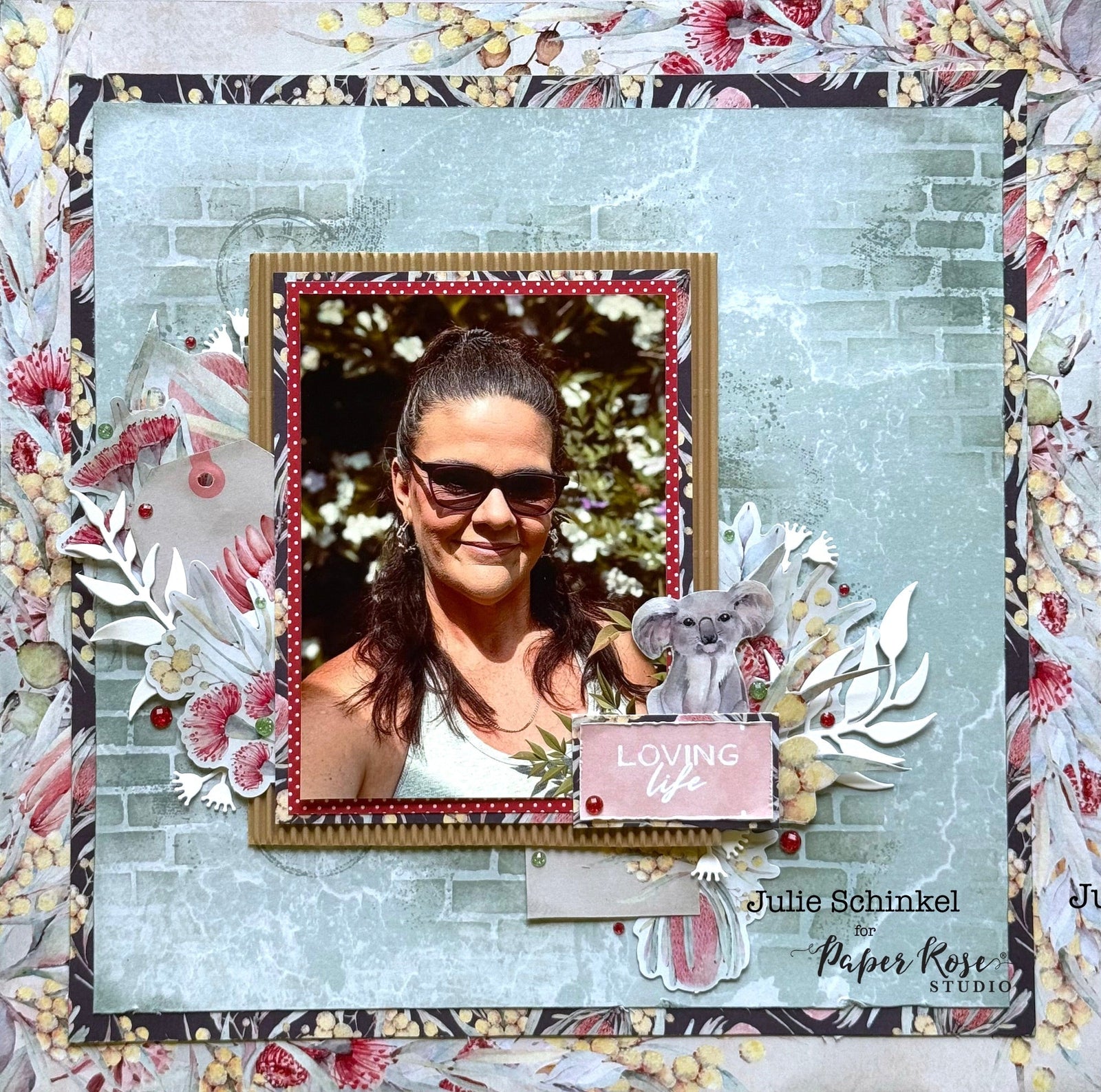 Nature Stroll Scrapbook Layout - Julie Schinkel