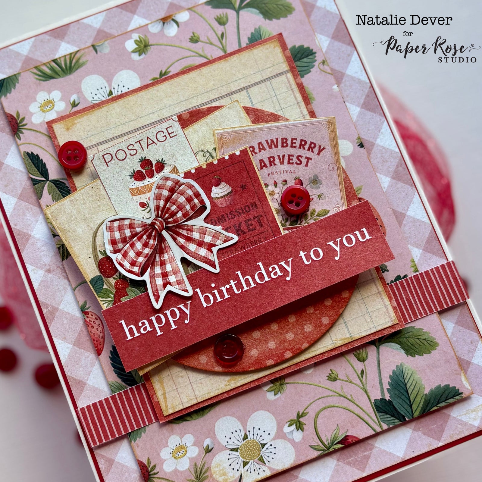 Strawberry Friends Cards – Natalie Dever