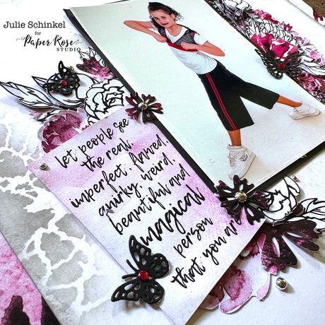 Urban Garden Scrapbook Layout - Julie Schinkel