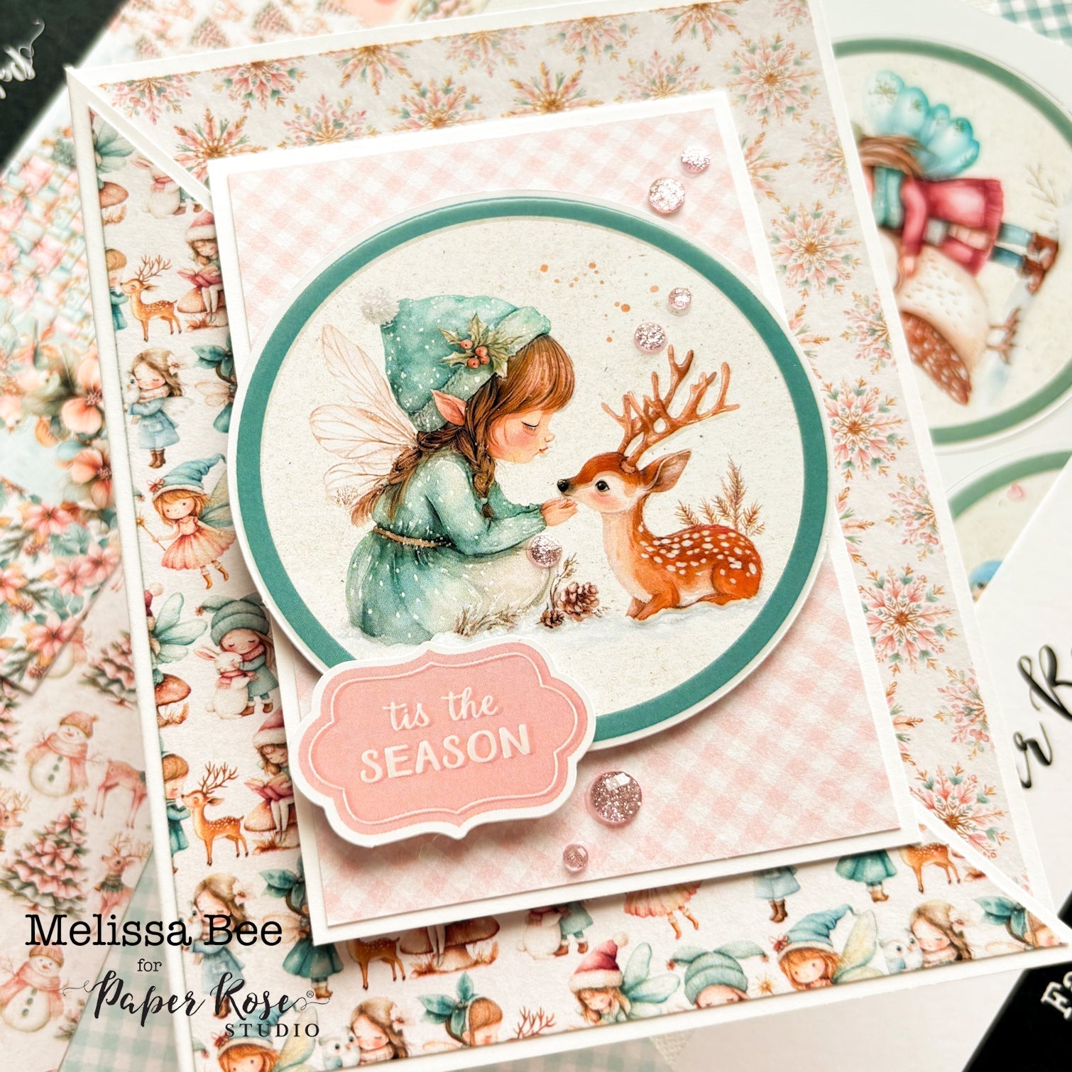 Fairytale Christmas Fun Fold Card - Melissa Bee