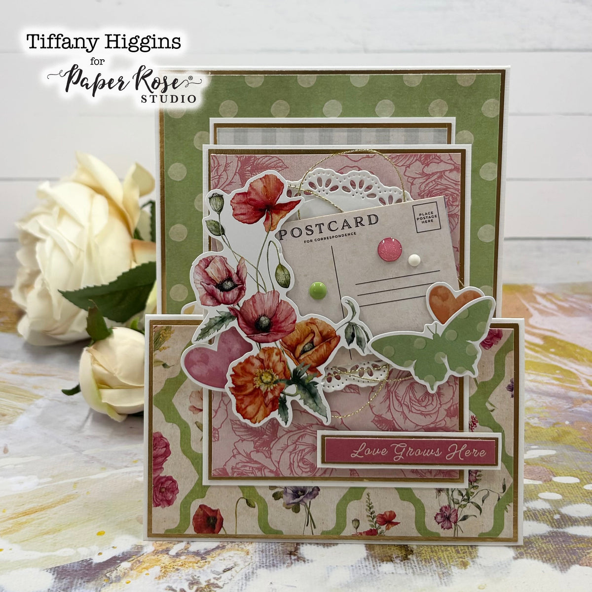 Grow With Love Fancy Fold Card - Tiffany Higgins